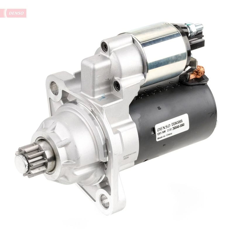Denso Starter Motor 12V 1.1kW 10 Teeth fits Audi A1 2012 on 2.0