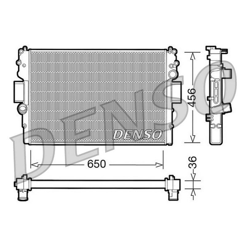 Denso Engine Radiator fits Iveco Daily III 1999-2007