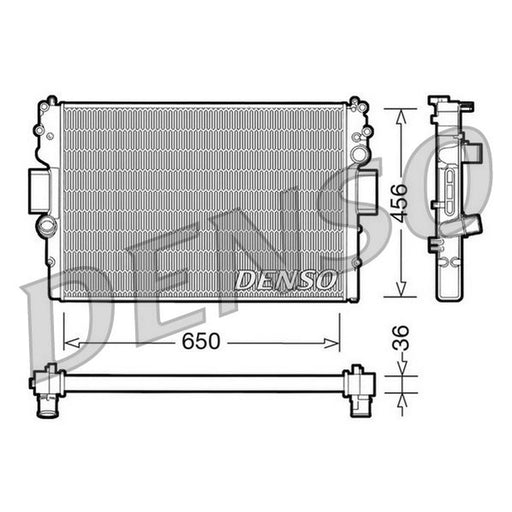 Denso Engine Radiator fits Iveco Daily III 1999-2007