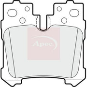 Apec Rear Brake Pad Set fits Lexus Ls 2006-2007