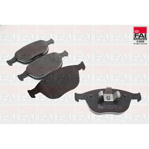 FAI Front Brake Pad Set fits Ford Fiesta V 2005-2008