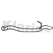 Klarius Exhaust Pipe OD fits Volvo C30 2006-2012 1.6