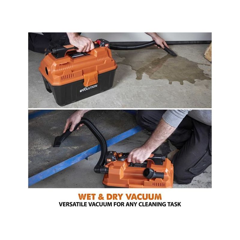 Evolution R11VAC-Li EXT Wet & Dry Vacuum Cleaner 18V 1 x 4.0Ah Li-ion Evolution - Dynamic Drive