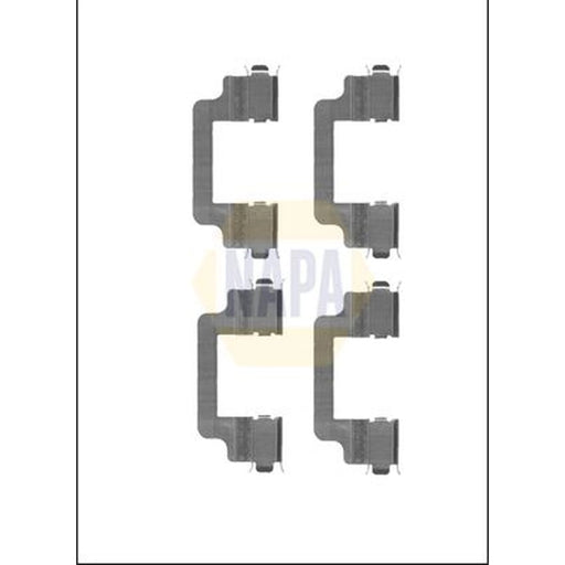 NAPA Brake Pad Accessory Fitting Kit Front fits Land Rover Discovery III