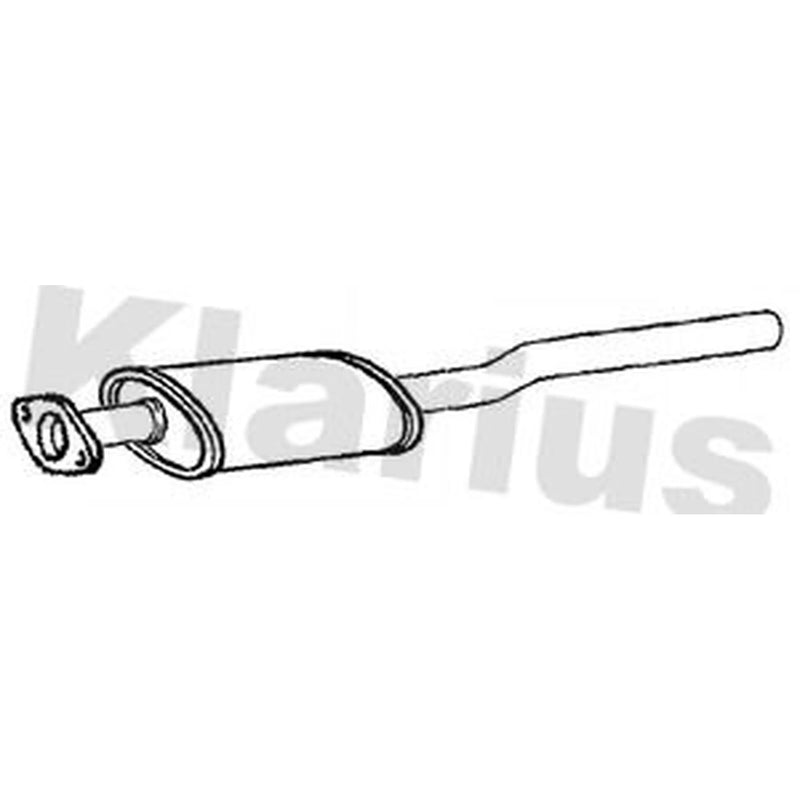 Klarius Box With Centre Pipe fits Volvo XC40 2019-2022