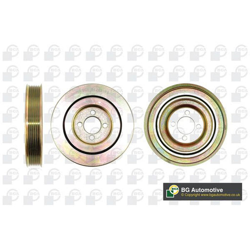 BGA Crank Shaft Belt Pulley fits Alfa Romeo Mito 2008-2018 1.3