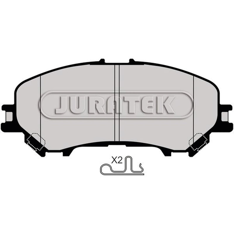 Juratek Front & Rear Pads fits Renault Koleos II 2016 on 1.6 2.0