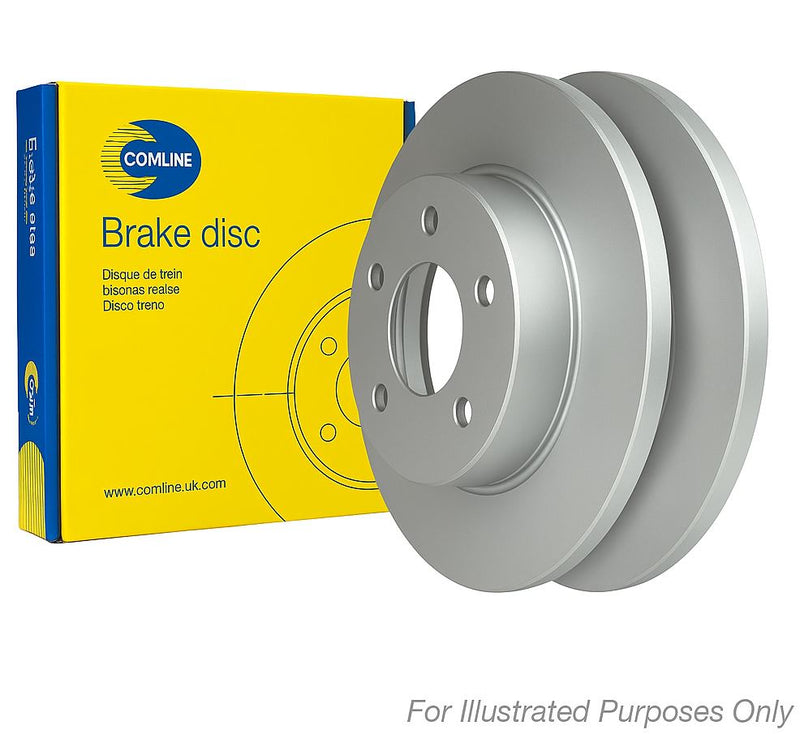 Comline 2 x Solid Rear Brake Discs ADC5359