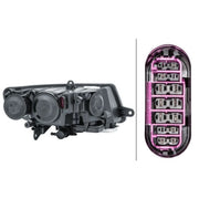 Hella Headlight Headlamp W16W Left fits Skoda Superb II 2008-2015