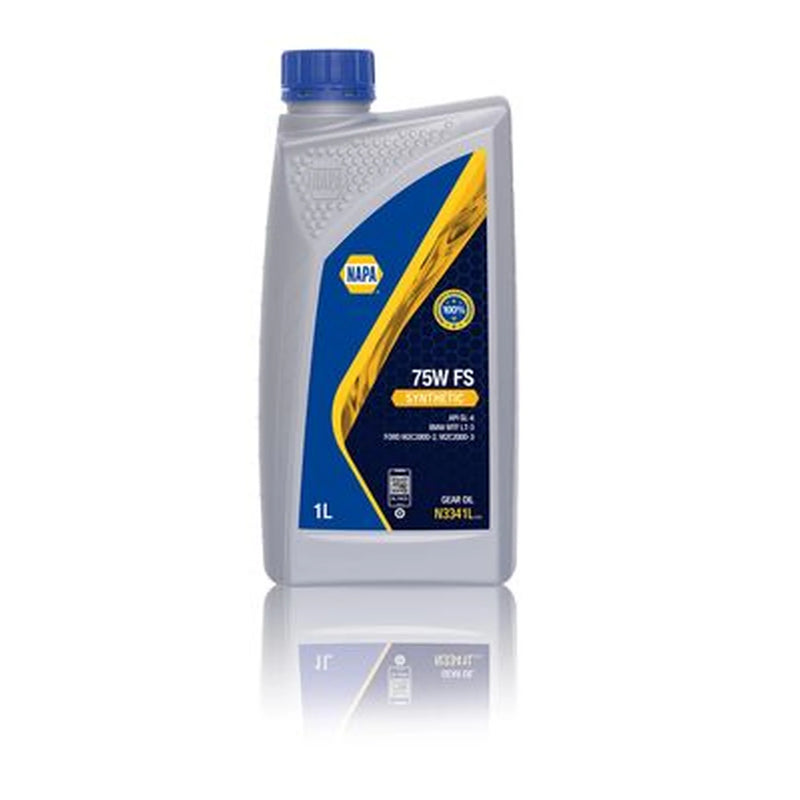 NAPA Manual Transmission Oil 1L GL-4 MTF LT-3 75W fits Audi A1 2010-2015 1.2 1.6