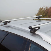 Steel Locking Roof Rack Cross Bars fits Hyundai IX35 2010-2015 Summit  - Dynamic Drive