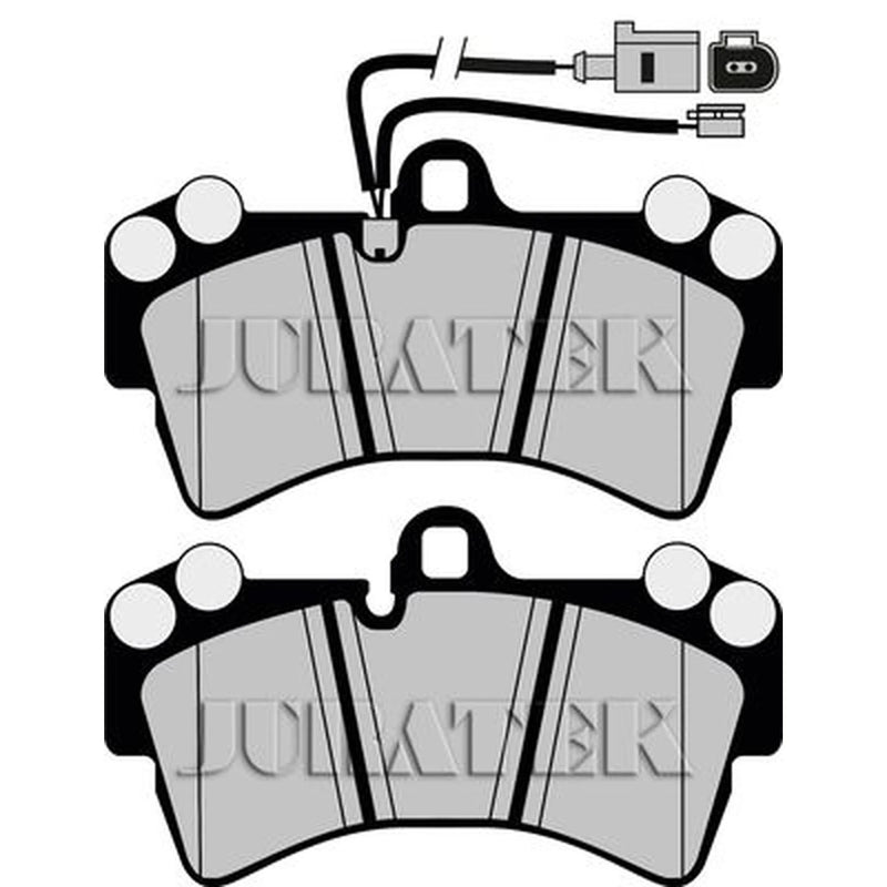 Juratek Front Brake Pad Set fits Audi A6 C6 2008-2010