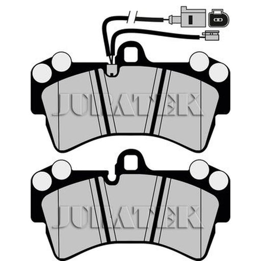 Juratek Front Brake Pad Set fits Audi A6 C6 2008-2010