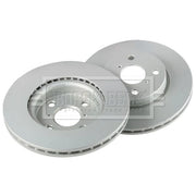 Borg & Beck Front & Rear Brake Discs & Pads fits Toyota Yaris/Vitz 2005-2020