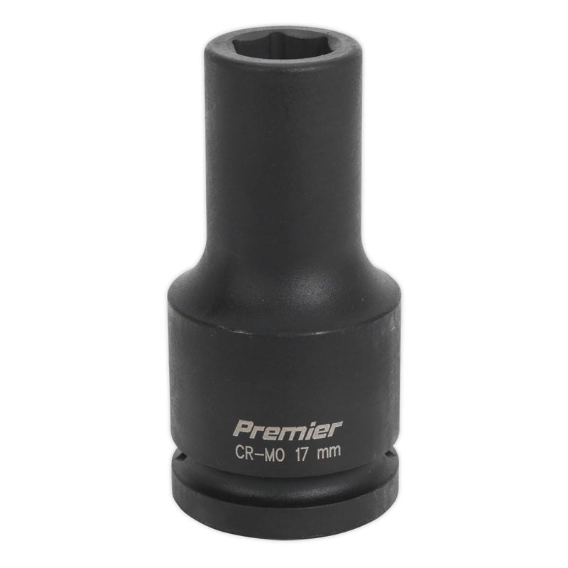 Sealey Impact Socket 17mm Deep 3/4"Sq Drive IS3417D Sealey - Dynamic Drive