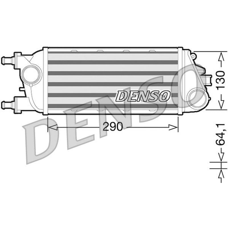 Denso Intercooler (Charge Air Cooler) fits Lancia Ypsilon 2011 on 0.9