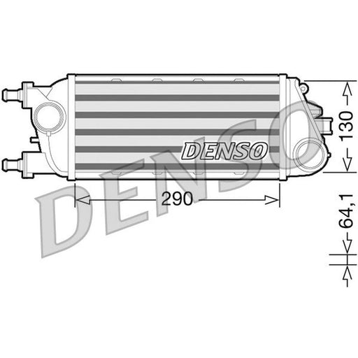 Denso Intercooler (Charge Air Cooler) fits Lancia Ypsilon 2011 on 0.9