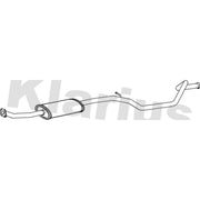 Klarius Box With Centre Pipe Centre fits Peugeot 206 Sw 2002-2007 1.1 1.4 1.6