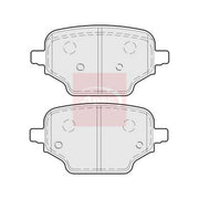 Apec Rear Brake Pad Set PAD2281