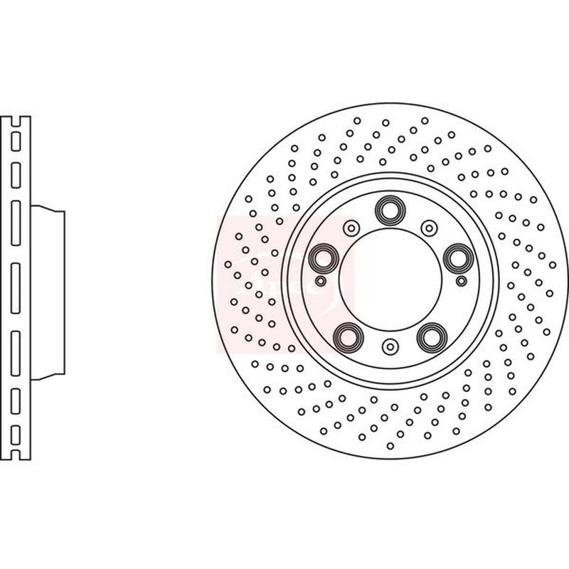 Apec Front / & Rear / Brake Discs & Pads fits Porsche 911 2009-2012 3.8