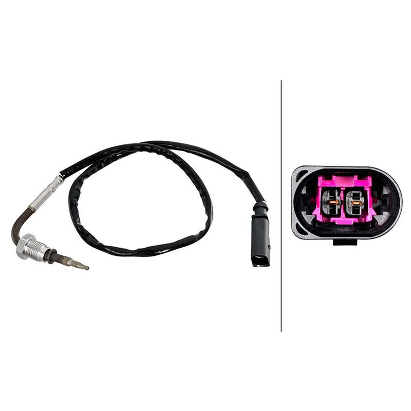 Hella Exhaust Gas Temperature Sensor before catalytic co fits Audi A4 Allroad B9