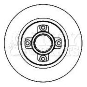 Key Parts Front & Rear Brake Discs & Pads fits Peugeot 308 Sw I 2007-2014 1.6