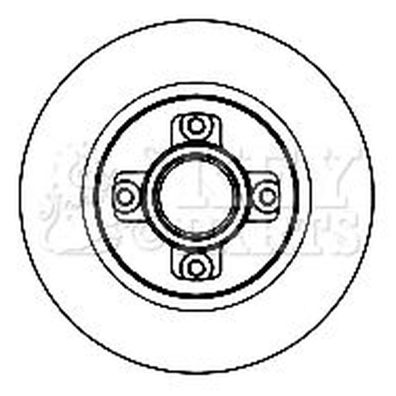 Key Parts Front & Rear Brake Discs & Pads fits Peugeot 308 Sw I 2007-2014 1.6