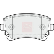 Apec Rear Brake Pad Set fits Audi A4 B7 2005-2008