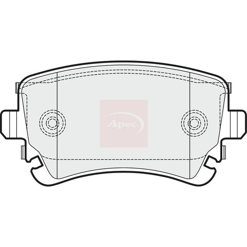 Apec Rear Brake Pad Set fits Audi A4 B7 2005-2008