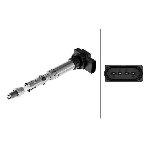 Hella Ignition Coil Pack fits Seat Ibiza 2007-2008 1.2