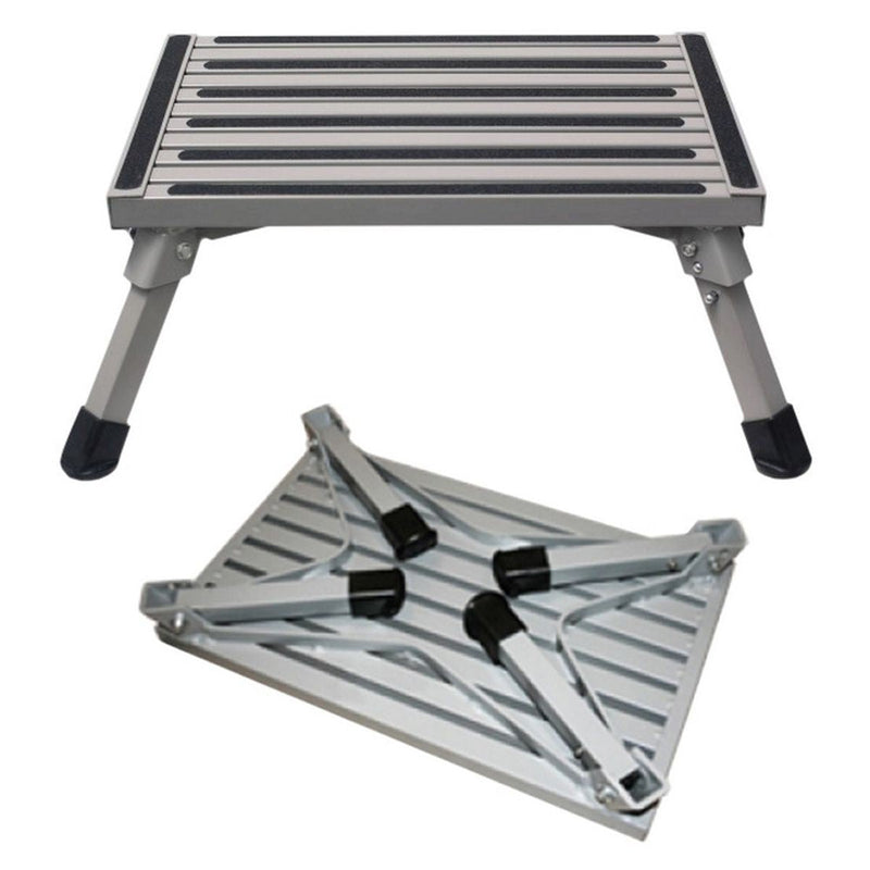Folding Aluminium Step - Lightweight Folding Step for Caravans/Motorhomes Nova - Dynamic Drive
