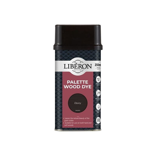 Liberon Palette Wood Dye Ebony 250ml Liberon - Dynamic Drive