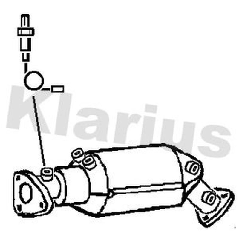 Klarius Diesel Particulate Filter T/A fits Audi A4 Allroad B8 2009-2016 2.0