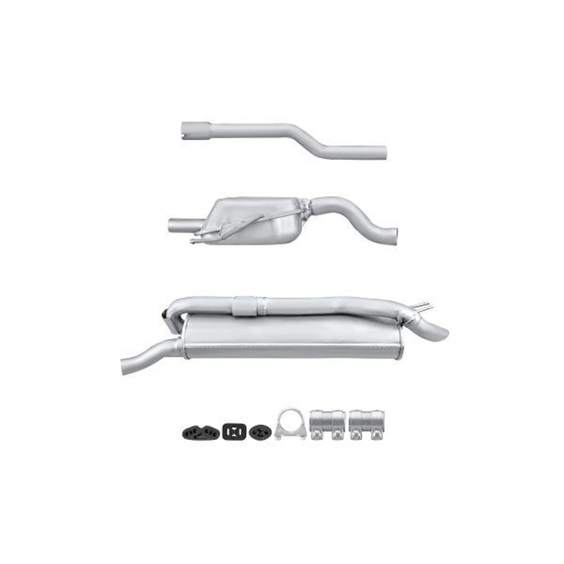 Hella End Silencer Rear fits Fiat Marea 1996-2002 1.2 1.6