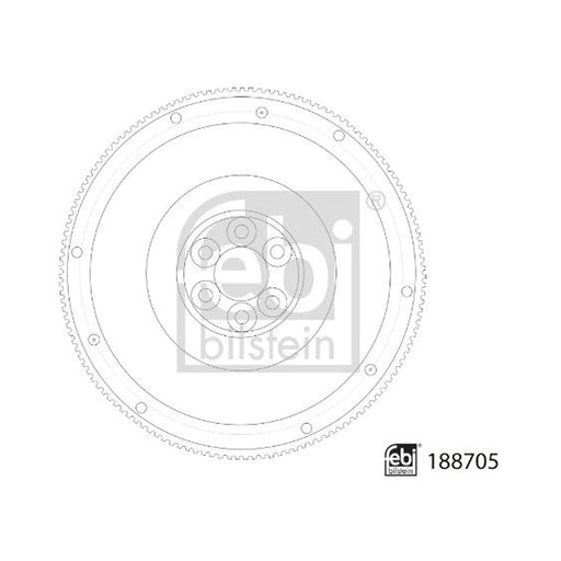 Febi Engine Flywheel 158 Teeth 188705