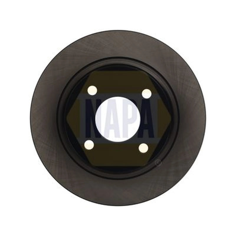 NAPA 2 x Solid Brake Discs fits Ford Fiesta VII 2017-2021 1.0 1.5