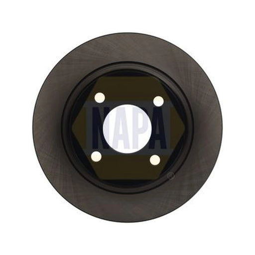 NAPA 2 x Solid Brake Discs fits Ford Fiesta VII 2017-2021 1.0 1.5