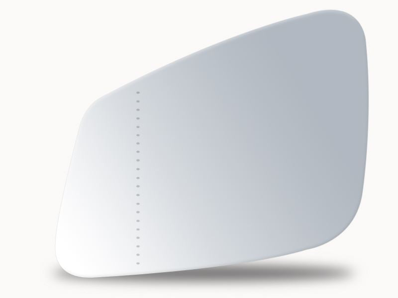 Summit Heated Base Plate With Blind Spot Mirror Glass fits BMW 1 Series, 5 Series, 6 Series LHS Summit - Bars 4 Cars