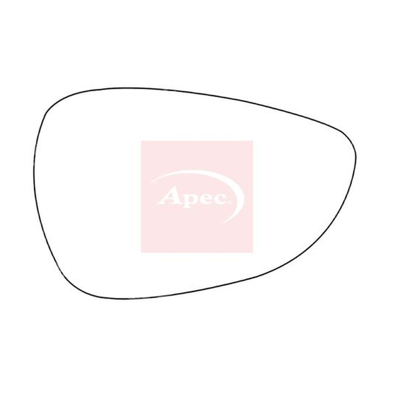 Apec Exterior Wing Mirror Glass Right fits Ford B-Max 2012-2017 1.0 1.4 1.5 1.6
