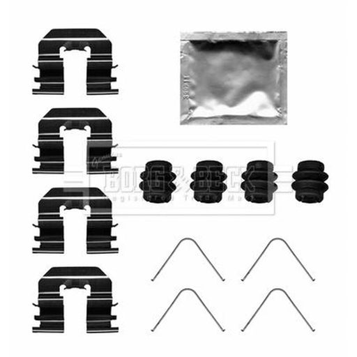 Borg & Beck Brake Pad Accessory Fitting Kit Rear BBK1673