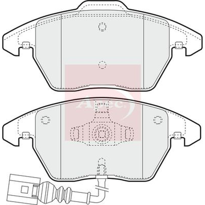 Apec Front & Rear Brake Discs & Pads fits Seat Ibiza St 2013-2016 1.4