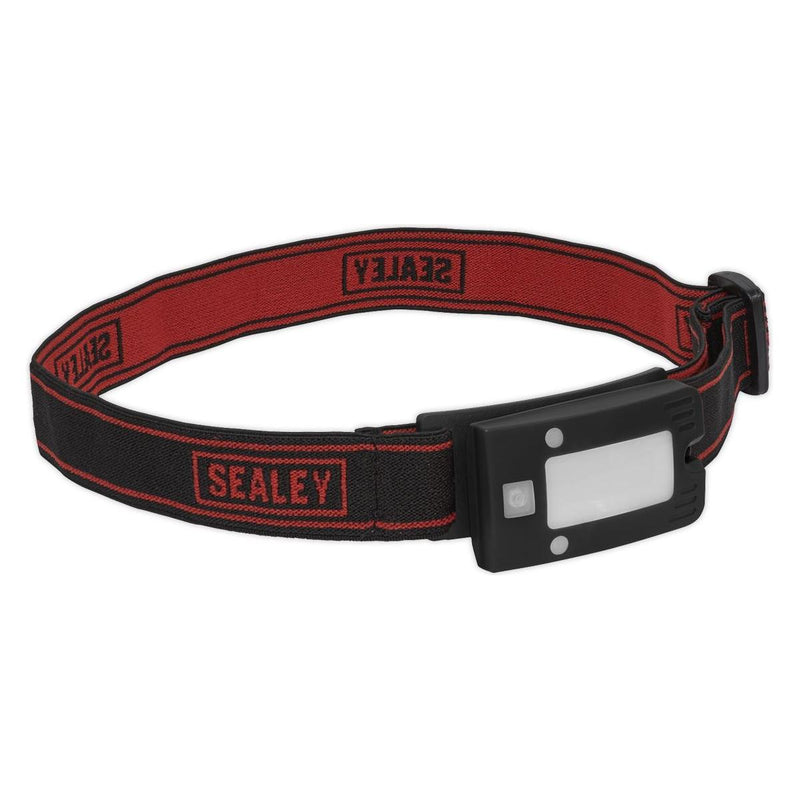 Sealey Rechargeable Head Torch 2W COB LED Auto-Sensor Black LED360HT Sealey - Dynamic Drive
