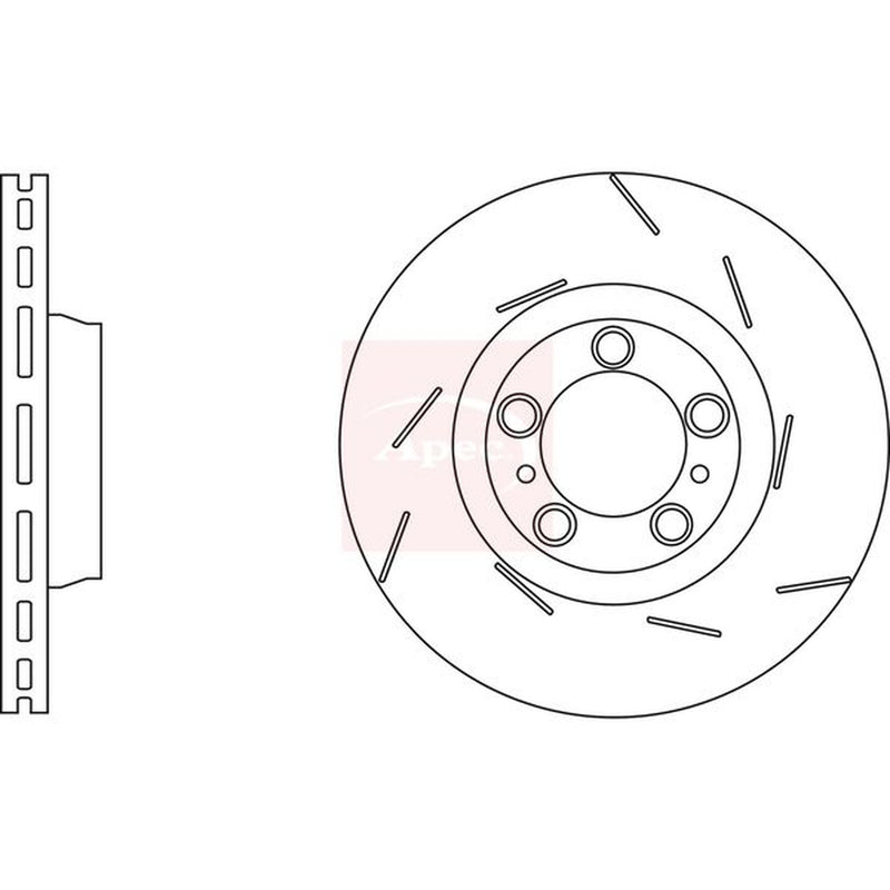 Apec Front / & Rear / Brake D... fits Porsche Panamera 2009-2016 3.0 3.6 4.8