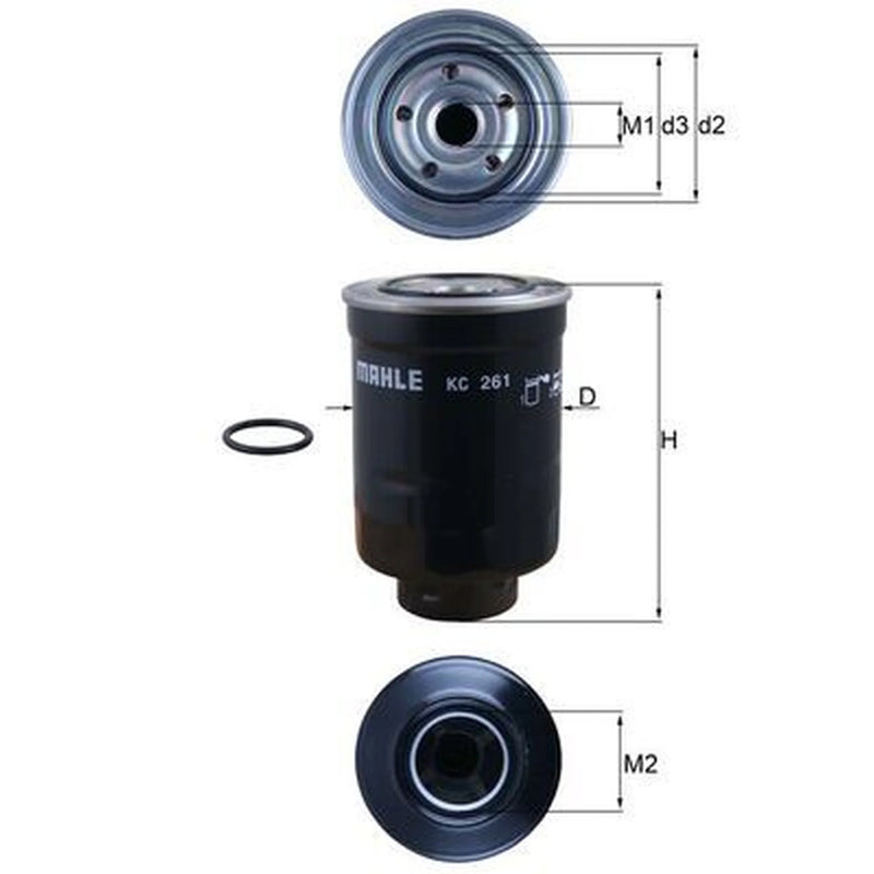Mahle Fuel Filter Element KC 261D