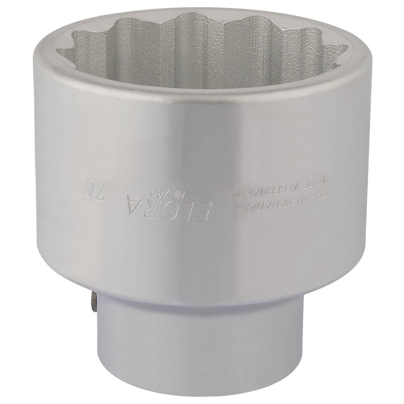 Draper Elora Bi-Hexagon Socket, 1" Sq. Dr., 70mm 67426 Draper - Dynamic Drive