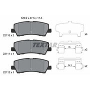 Textar Brake Pad Set 2211003