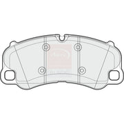 Apec Black Front Brake Pad Set fits Porsche 911 2013-2025 3.0 3.8