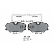 Textar Front Brake Pad Set 2316901