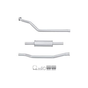 Hella Front Silencer Front fits Citroën Xantia 1994-1998 1.9