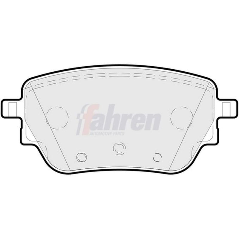 Fahren Rear Brake Pad Set FBP3918